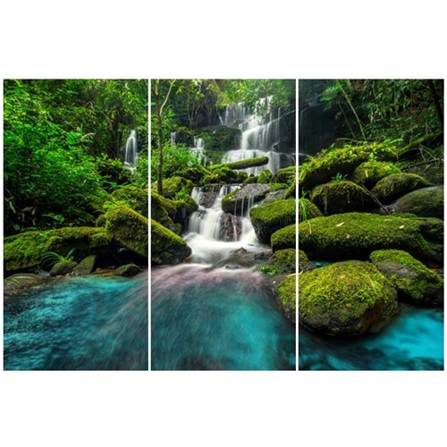 Forest Falls Modern Plexi Art  Set of three