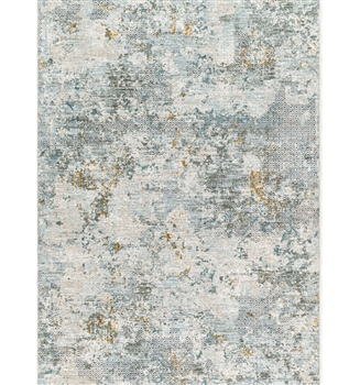 Dresden Rug - Dusty Sage, Taupe, Off-White, Deep Teal, Ink Blue, Light Gray, Mustard  9' x 12'2"-*Special order