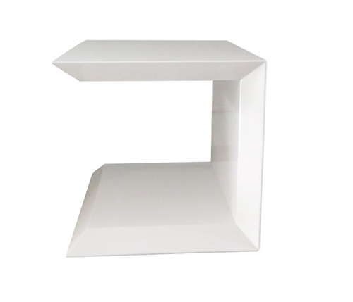 Marini Modern Side Table in White