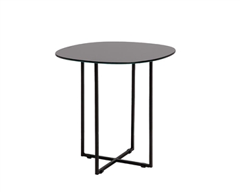 Ginni Modern Smoked Mirror Side Table