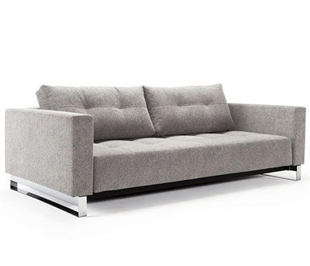 Sofa Bed - Cassius DEL Melange Grey Fabric Sofa Bed - MH2G