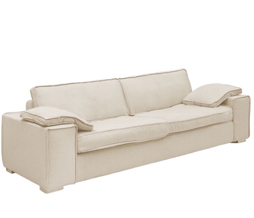 Sensual 4 Modern Sofa in Grey or Natural