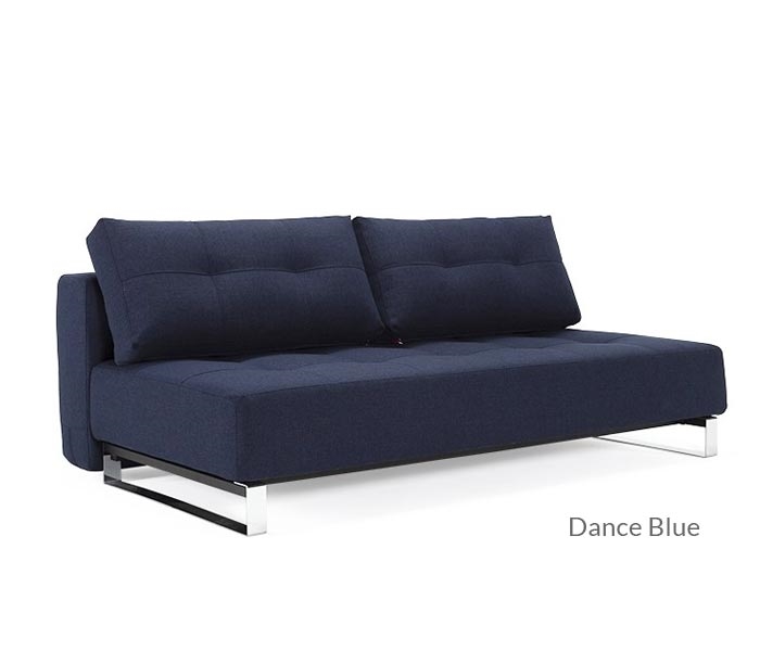 Supremax D.E.L Modern Sofa Modern Bed - Chrome - QUEEN - 63" x 79" *