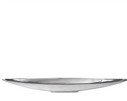 Volta Shiny Aluminum 31L" Centerpiece Boat Bowl -*Special Order