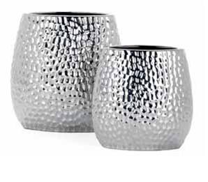 Mecca Hammered Vase. Gift idea. Accessory. For more modern accessories visit us at mh2g.com