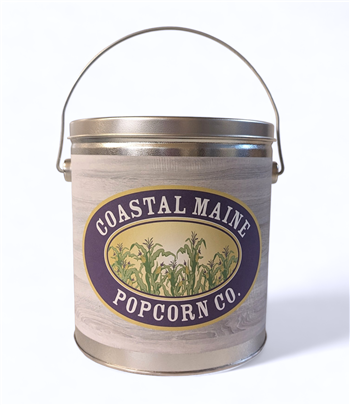 Coastal Maine Popcorn One Gallon Popcorn Tin