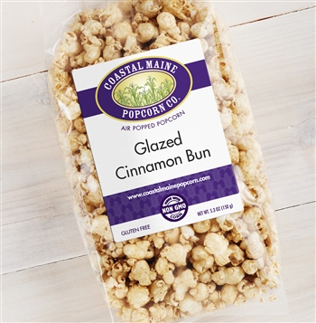 Glazed Cinnamon Bun Popcorn