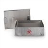 Medline Surgical  Instrument Transport Lid And a Bio-hazard Label Containers