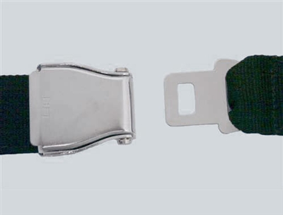 TriQuality TQ4035BLK  Positioning Belt, 2x60" Black Chrome Buckle 