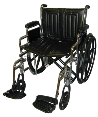 McKesson Wheelchair  Removable Desk Arms Mag Black