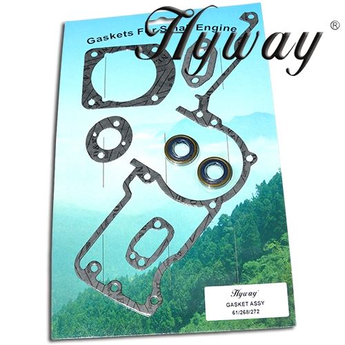 Gasket Set for Husqvarna 272, 268, 61 Replaces 501-52-26-04