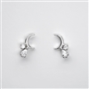 Silver Moon Earrings