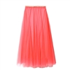 Coral Tulle Layer Skirt