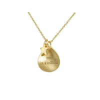 Gold "One in a Million" Necklace