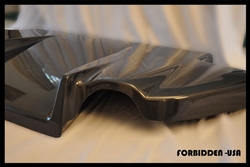 Forbidden-USA J's racing syle Diffuser in Carbon Fiber