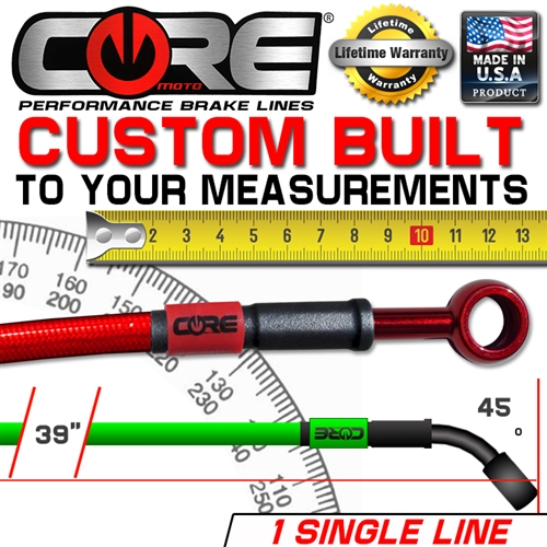 CUSTOM BUILT BRAKE LINE TO CUSTOMER MEASUREMENTS (1 Line) KIT