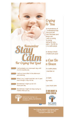 Stay Calm Bookmark