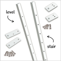 Stair Railing Intermediate Pickets White