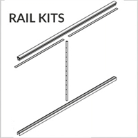 DesignRailÂ® 36* Rail Kit for Level Railings - Black