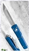Microtech Ultratech 123-10BL Tanto Stonewash Blade, Blue Handle