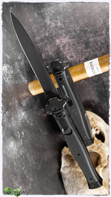 AGA Campolin ZERO+ Tactical Black G10 Handle Black Bayonet Blade