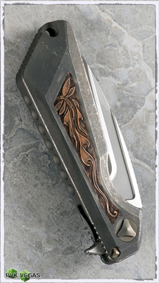 Marfione Custom Strider MSG 3.5 Engraved Dragon w/ W2 Hamon Blade