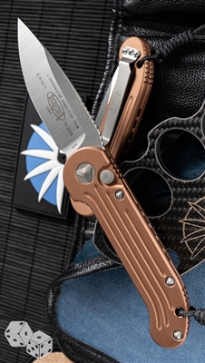 Microtech LUDT 135-4TA Satin Blade Tan Handle