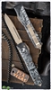 PVK Custom Steampunk Ultratech Black, Single Edge Bronze W/Bronze Anodized "Gears" Engraved Blade & Hardware