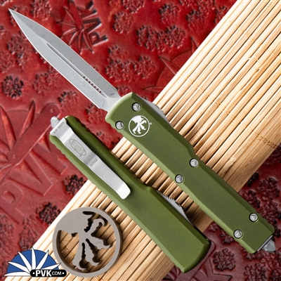 Microtech UTX-70 D/E 147-10APOD Apocalyptic Blade OD Green Handle