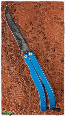 Reese Weiland Offset Persian Balisong Damascus