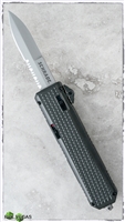 Schrade Series 4 OTF Silver Serrated Blade