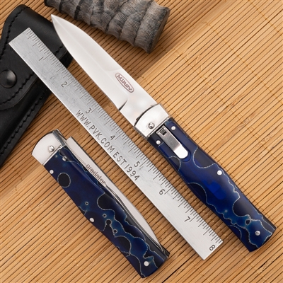 Mikov Predator 241 Leverlock Auto Raffir Blue