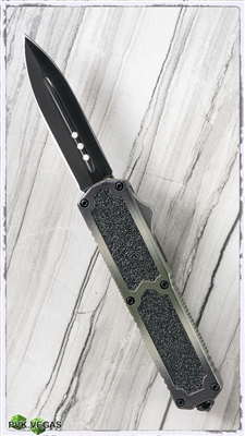 Titan D/A OTF Automatic Knife Camo Handle Black Double Edge