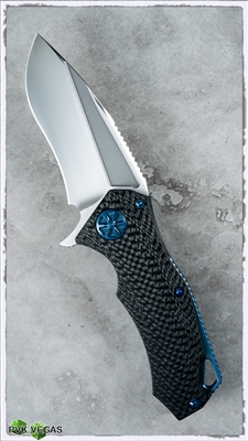 Marfione Custom Star Lord Satin Finish Carbon Fiber Chassis Blued HW