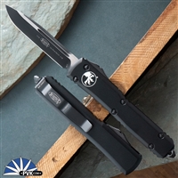 Microtech Ultratech D/A OTF S/E 121-1T Black Blade Black Handle Tactical