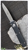 Microtech Ultratech 121-10AP Single Edge Apocalyptic Blade, Black Handle