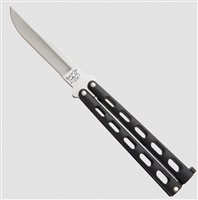 Bear OPS Bear & Son 5 in. Tanto Butterfly 1115TANW White Handles Black Tanto