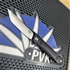 Bestech Knives BG06A-2 Kendo Kwaiken-Style Flipper Knife D2 Two-Tone Satin/Black Tanto Blade, Black G10 Handles, Liner Lock