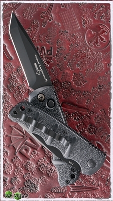 Boker Kalashnikov Auto S73BTN Mini Tanto Black Blade Black Handle