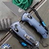 Benchmade 2900BK Auto Immunity CPM-M4 Black Wharncliffe Blade, Crater Blue Aluminum Handles