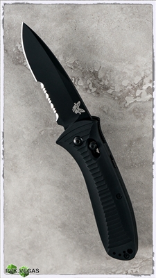 Benchmade Presidio AXIS Lock Auto 5500 Black Serrated Blade