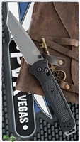 Benchmade Bailout AXIS Lock, Black Grivory, Gray CPM-3V