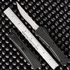 Boker Plus Eagle OTF Automatic Knife Stonewash Recurve Black Aluminum 06EX221