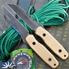Blackside Customs Americana Beskar Finish Magnacut Blade, Brass Handle Scales