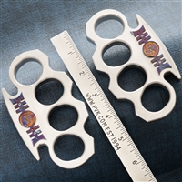 BURN Custom 4 Finger Knuckles Stainless Steel 1/2" Timasacus