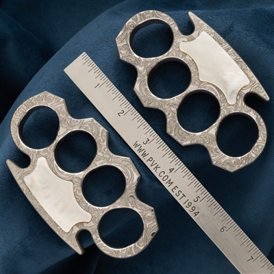 BURN Custom 4 Finger Knuckles Stainless Steel 1/2"