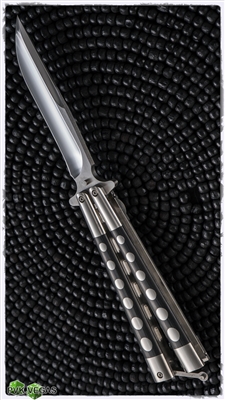 BURN Knives BaliSong Model 5 Steel w/ G10 & Mirror Blade