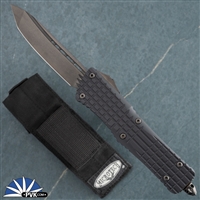 Microtech Combat Troodon Delta, DLC Tanto Blade, Black Frag Handle, DLC HW W/Sheath