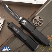 Microtech UTX-85 233-1T Tanto Black Blade, Black Handle Tactical