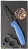 CIVIVI Wyvern Folding Flipper Knife, Blue FRN Scales, 3.5" Black D2 Steel Blade